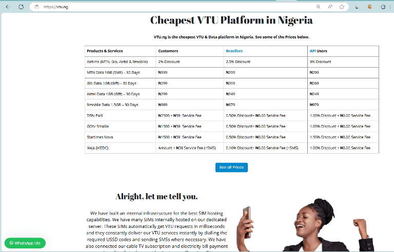 5 Cheap Data VTU Websites in Nigeria