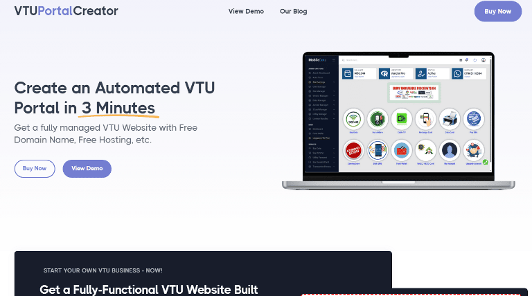 How to Create a VTU Website for Free